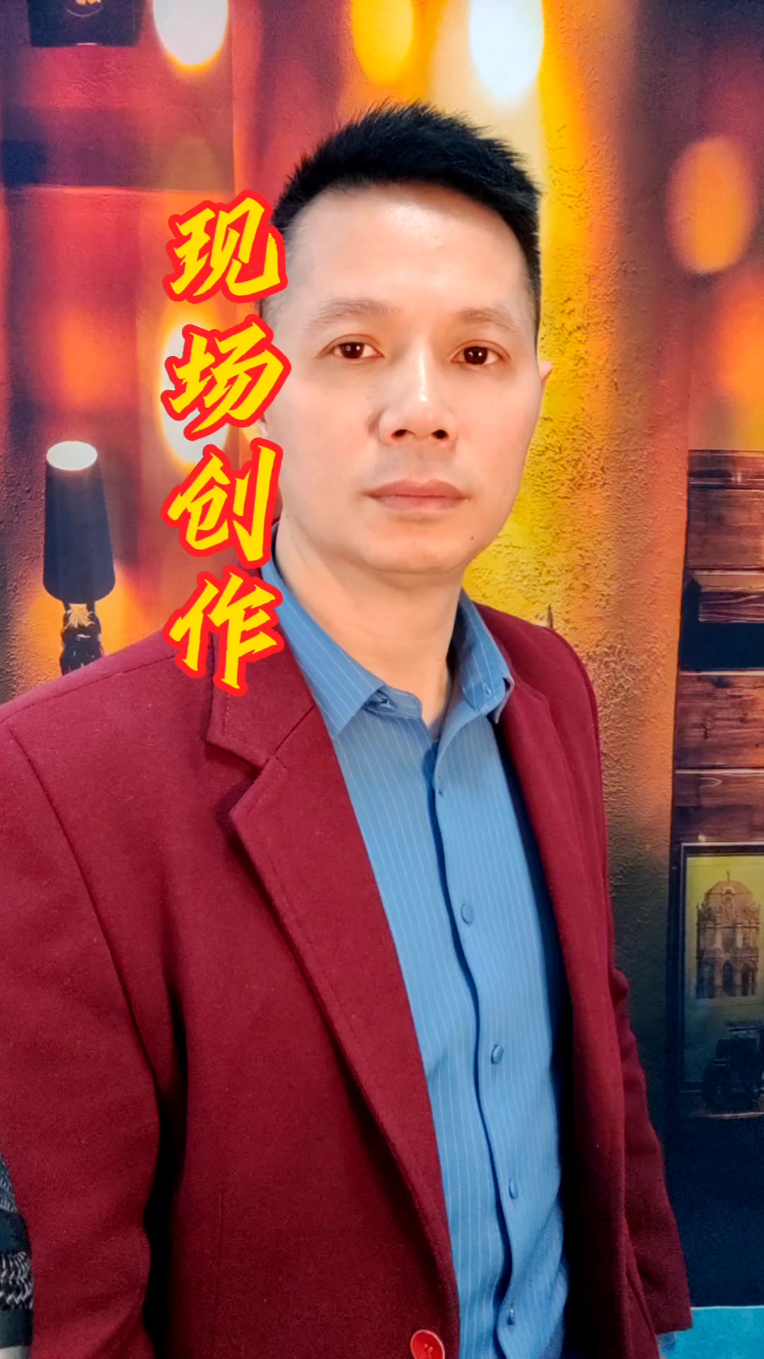 画家王文县油画创作,抽象派艺术涂鸦