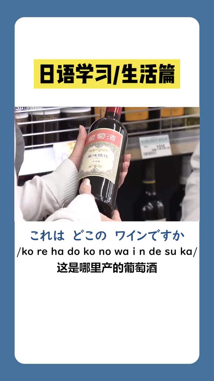 第79集|才一百多一瓶的葡萄酒啊 日语 学日语