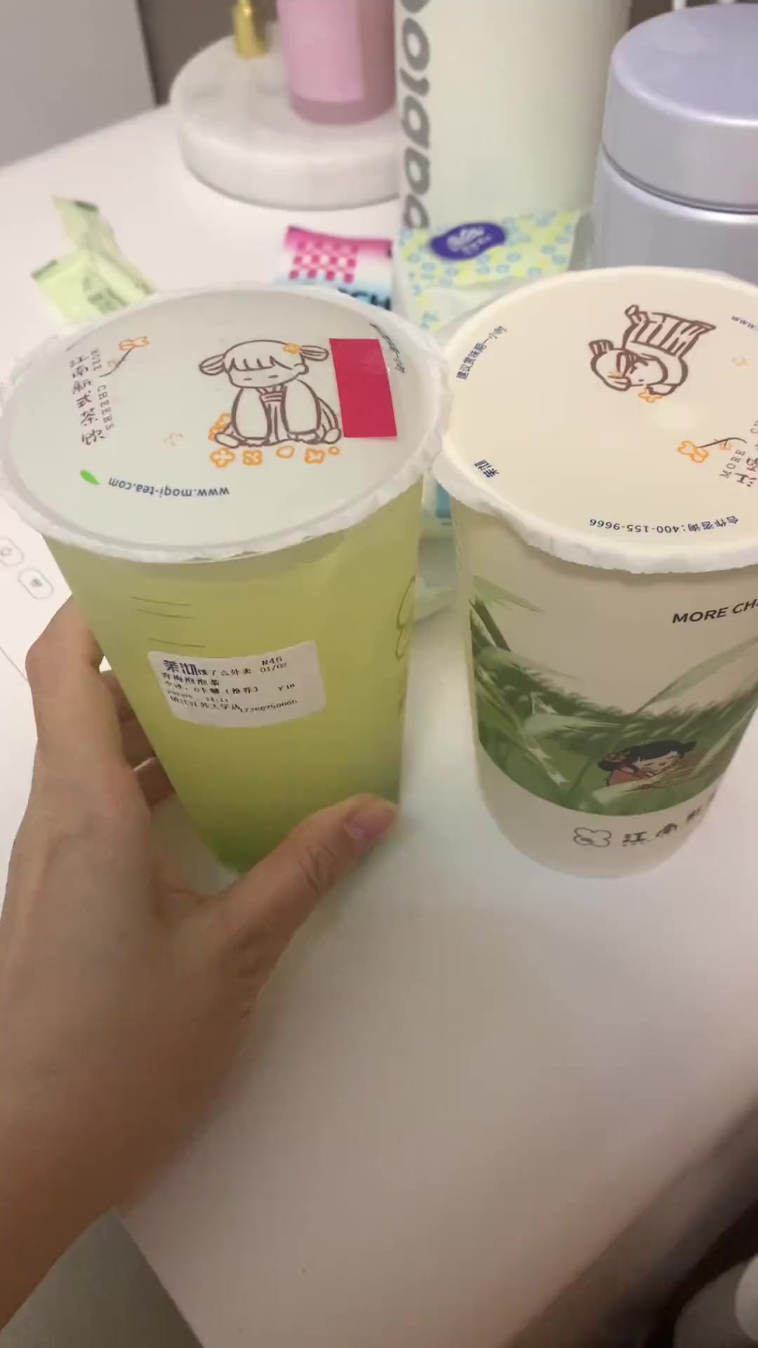 第536集|镇江外卖分享524,茉沏新品 镇江美食 奶茶 花花子外卖list 茉沏 新品