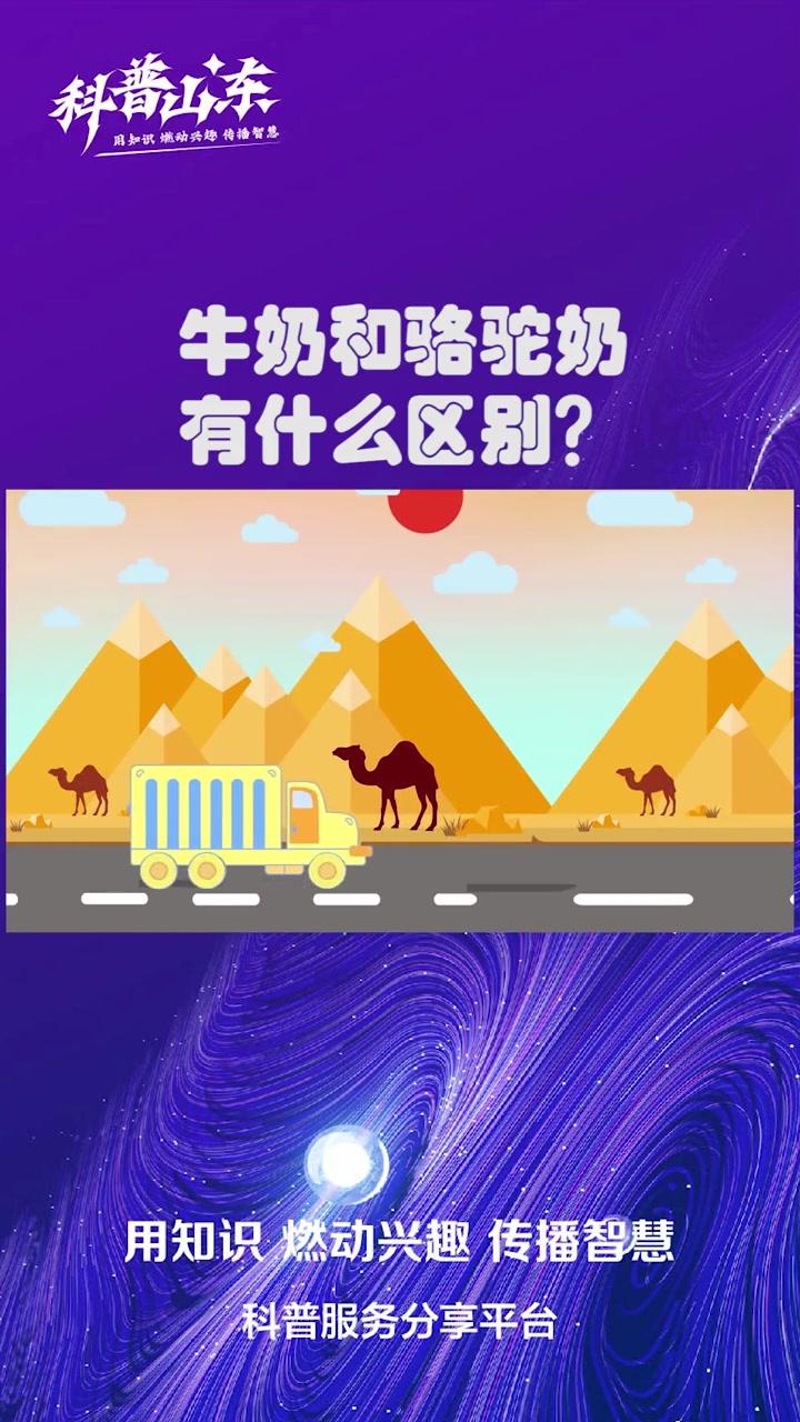 牛奶和骆驼奶有什么区别?