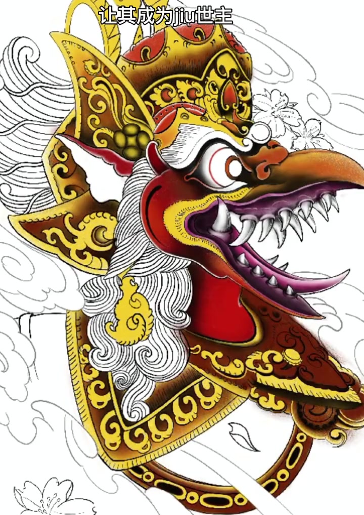 你知道他是谁吗?大连纹身刺青 老传统纹身 纹身手稿 +小助手