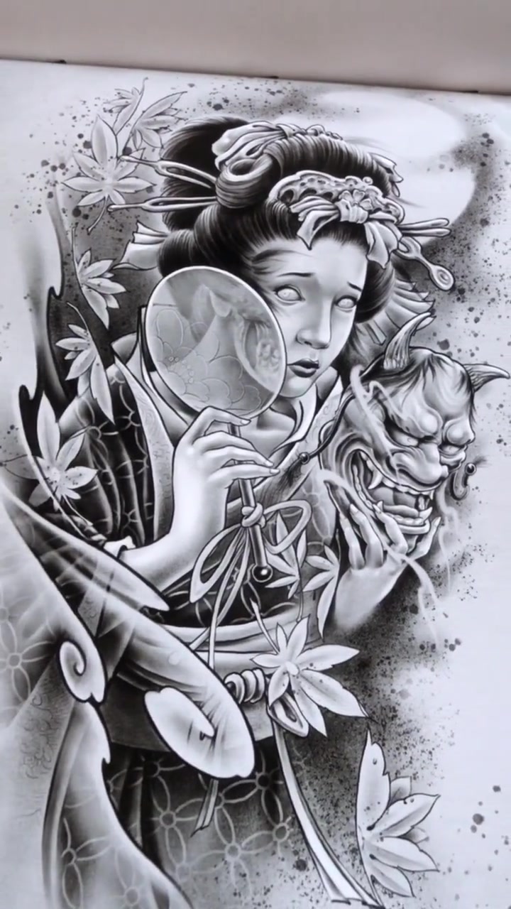 第35集|适合位置:大腿、小腿、上臂、小臂、侧腰、后背!纹身手稿 纹身 +小助手