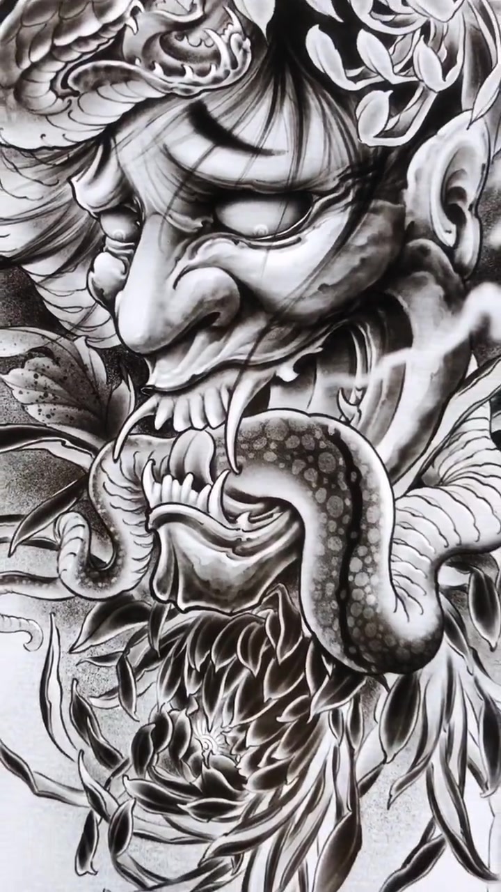 第38集|适合位置:大腿,小腿,侧腰,后背,上臂。纹身手稿 纹身刺青 +小助手