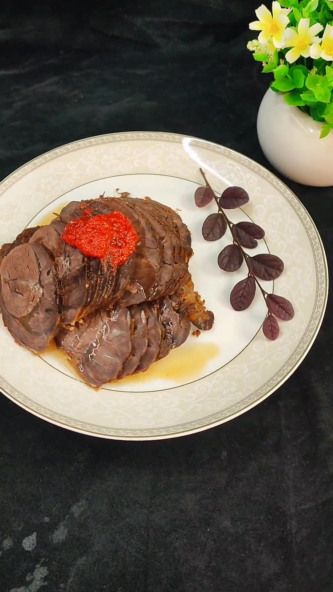 干切牛肉 年夜饭菜谱 真材实料 美食教程 卤牛肉的保存方法 美食分享