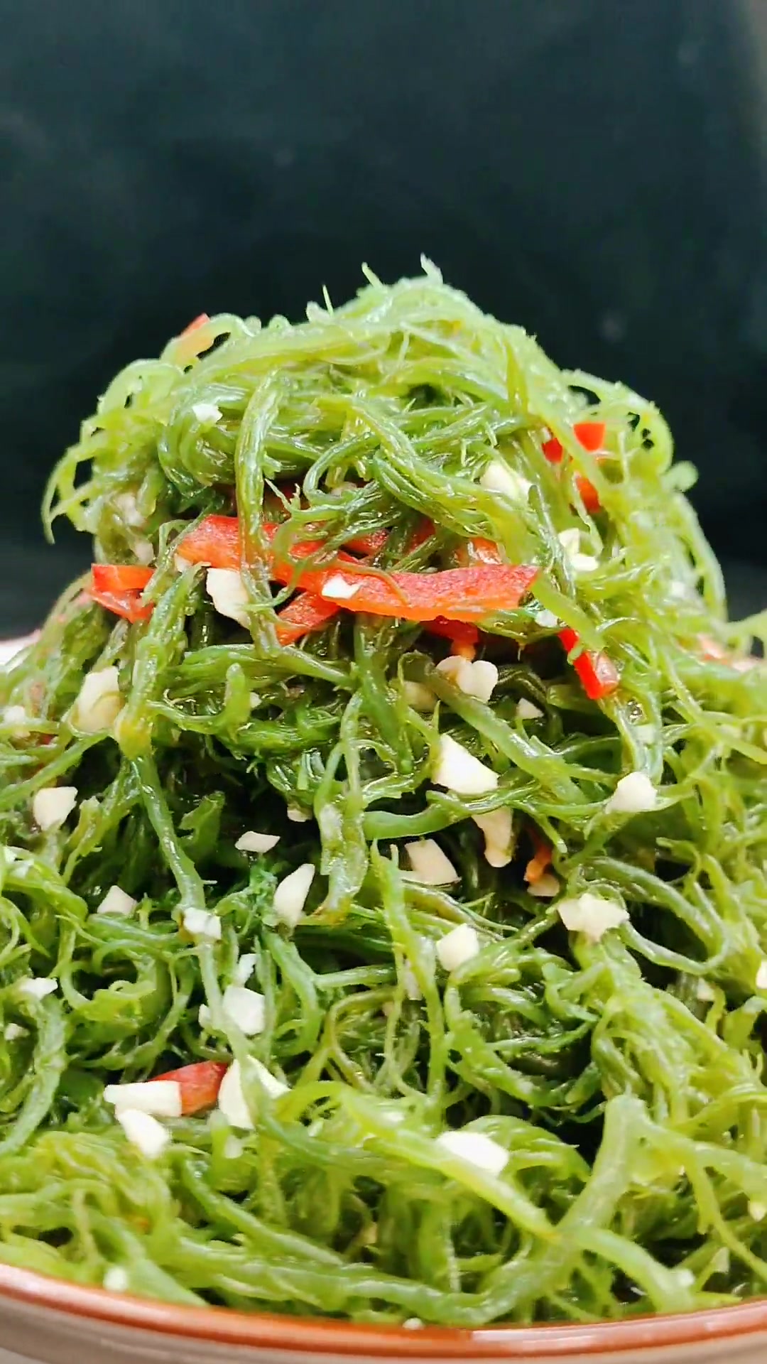凉拌龙须菜,海草 美食教程 在家做美食 爱生活爱美食