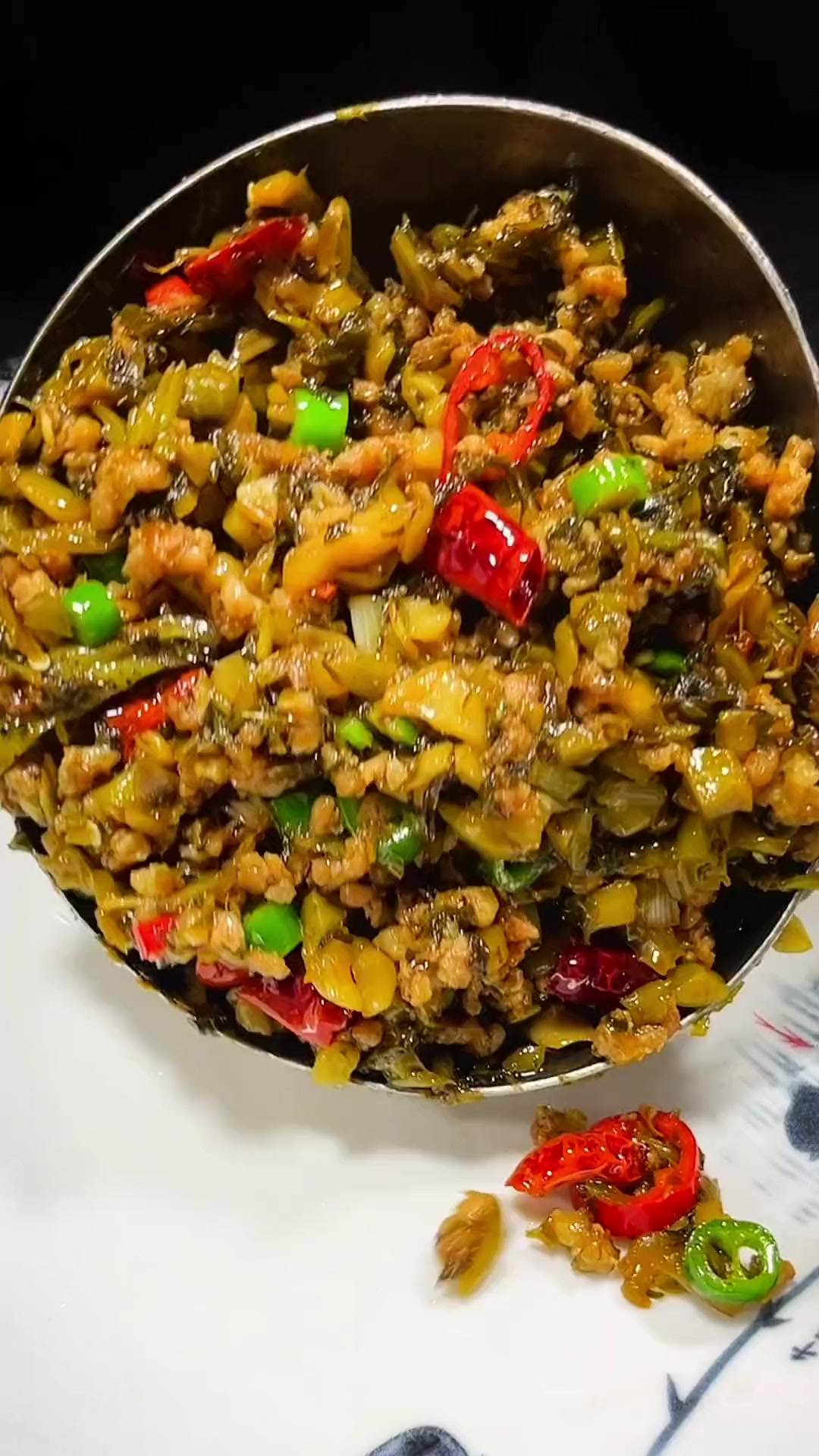 雪菜炒肉沫 下饭菜 家常菜 下饭神器