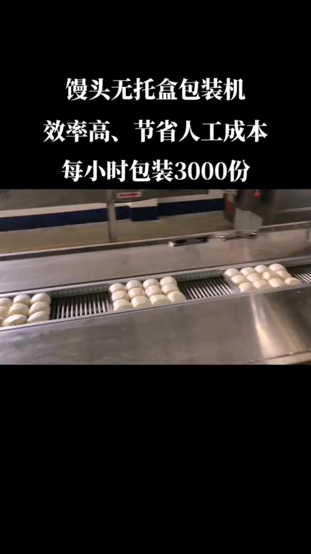 多个馒头无托盒全自动包装机袋装馒头包子包装机