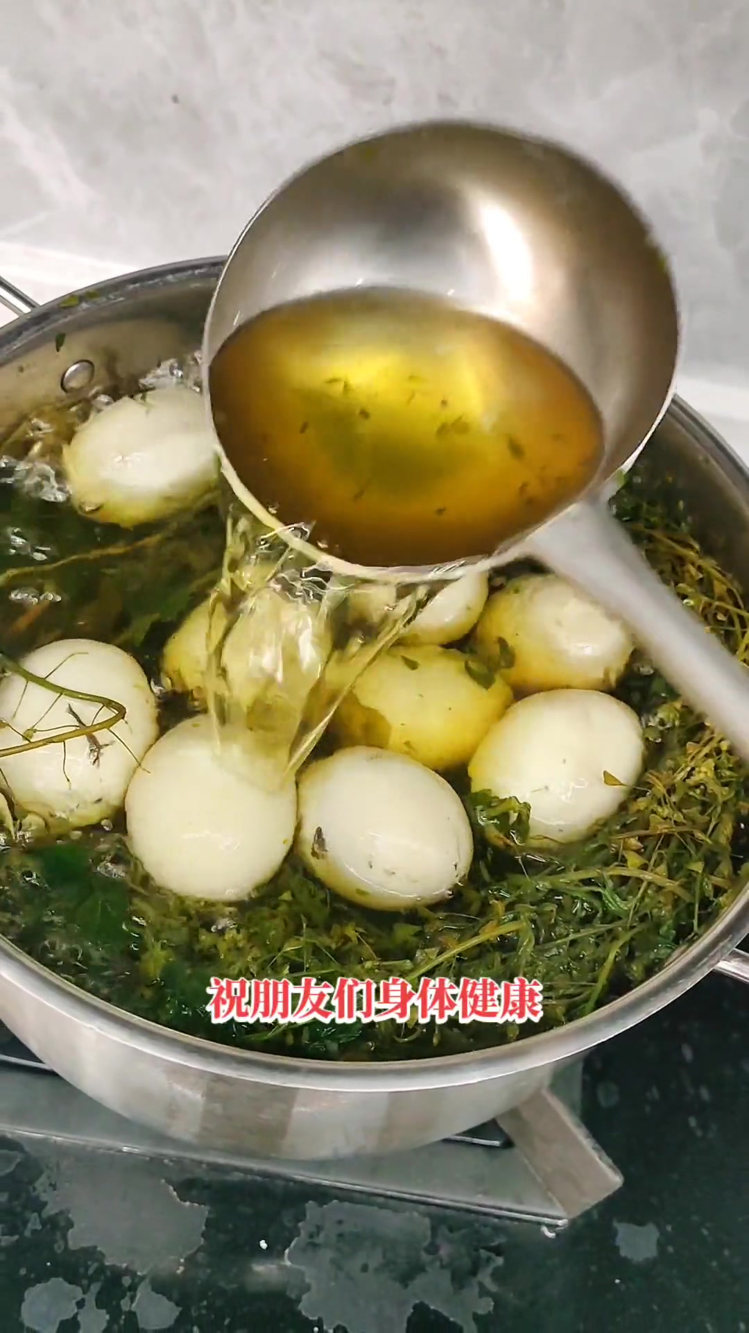 荠菜花煮鸡蛋 民间传统美食 大自然的馈赠