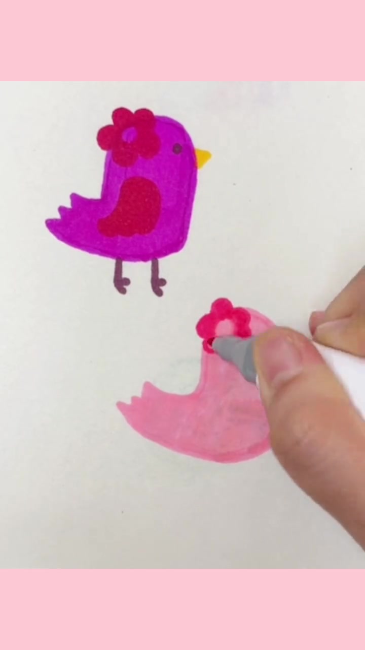 小鸡 简笔画 每日一画