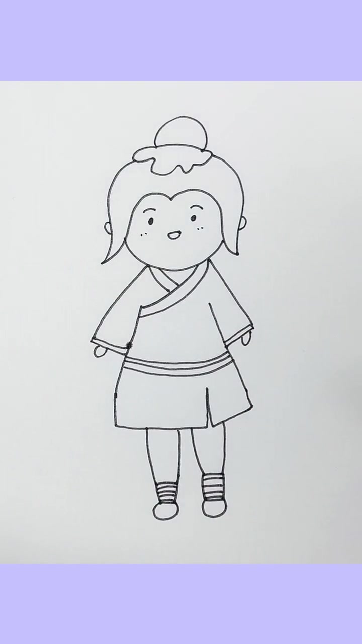 牛郎简笔画 简笔画 每日一画