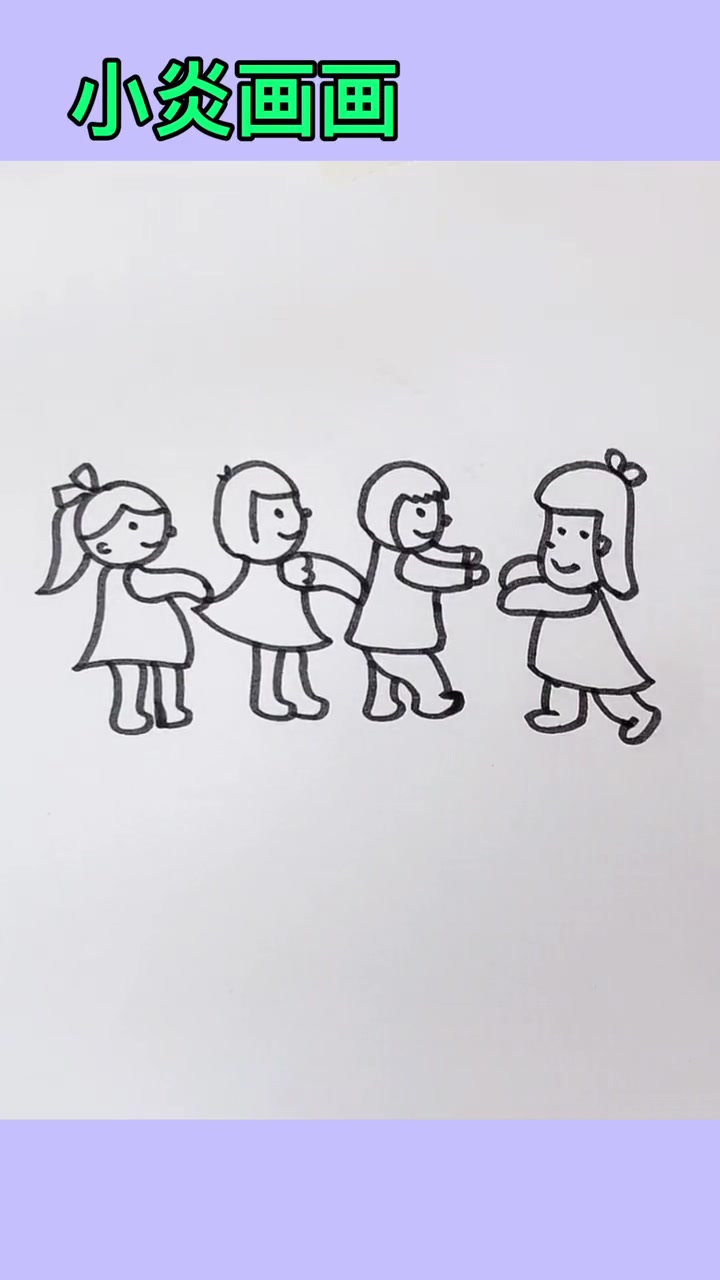 老鹰抓小鸡简笔画 画个小画 一学就会的简笔画