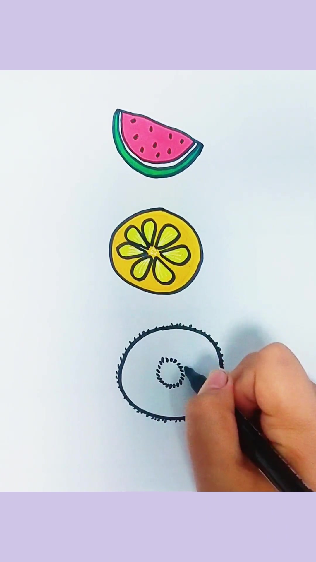 切水果简笔画 简笔画