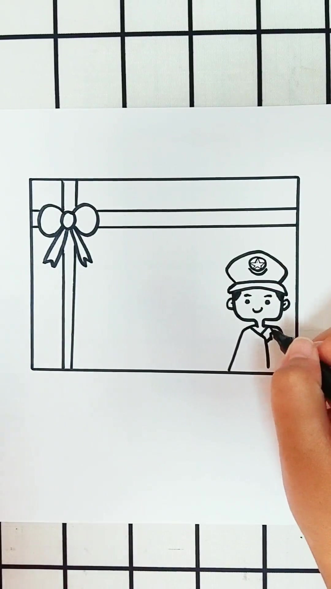 爸爸生日快乐 儿童简笔画 画画