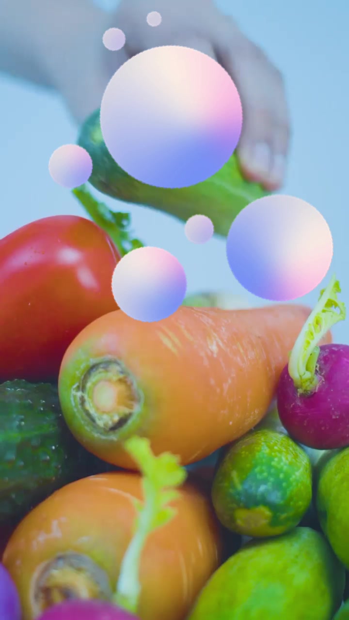 充满创意的蔬菜雕花