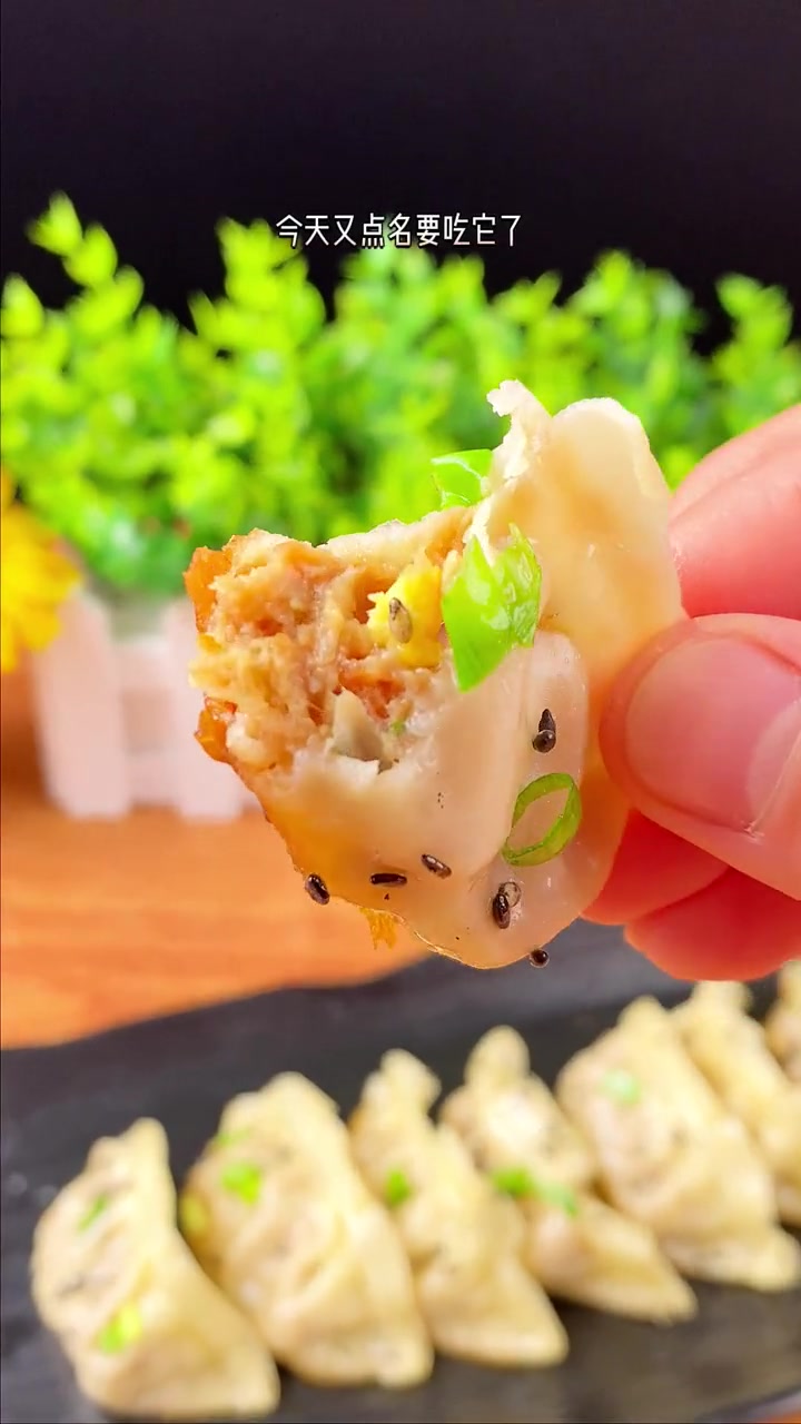 不想早起的时候我就会做这个蒸煎饺,既能蒸又能煎,好吃又方便 饺子 早餐 锅贴 煎饺 蒸饺