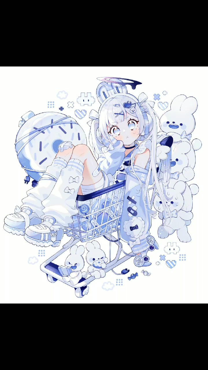 天使头像加了特效