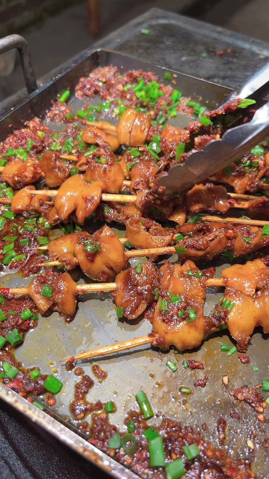 铁板腊肥肠,真是好好吃哦!