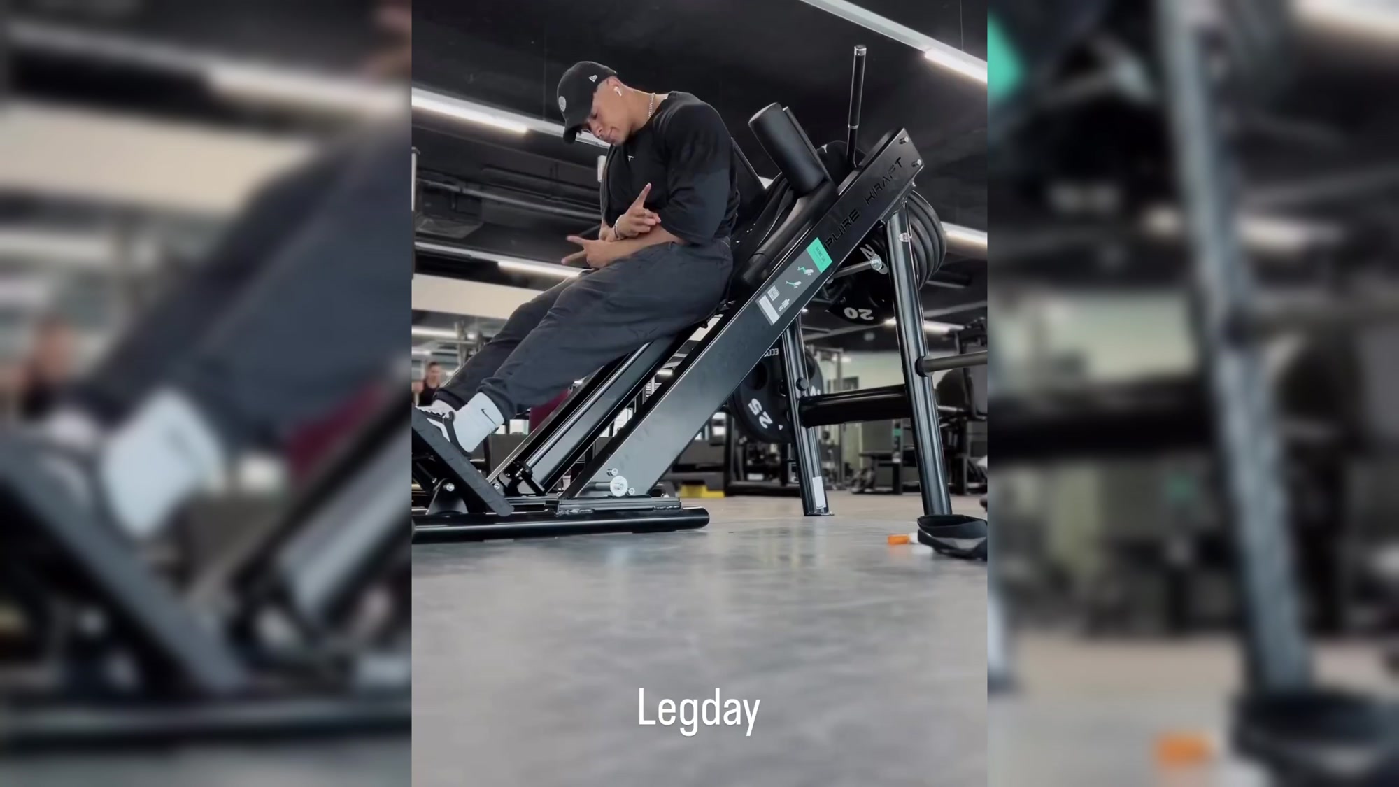 健身肌肉男,Onome Egger腿部训练