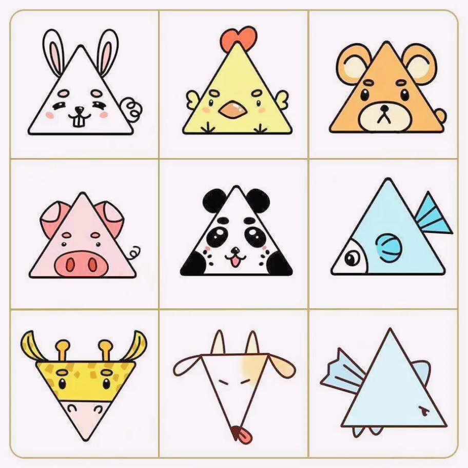 三角形简笔画大全!一起来????吧!