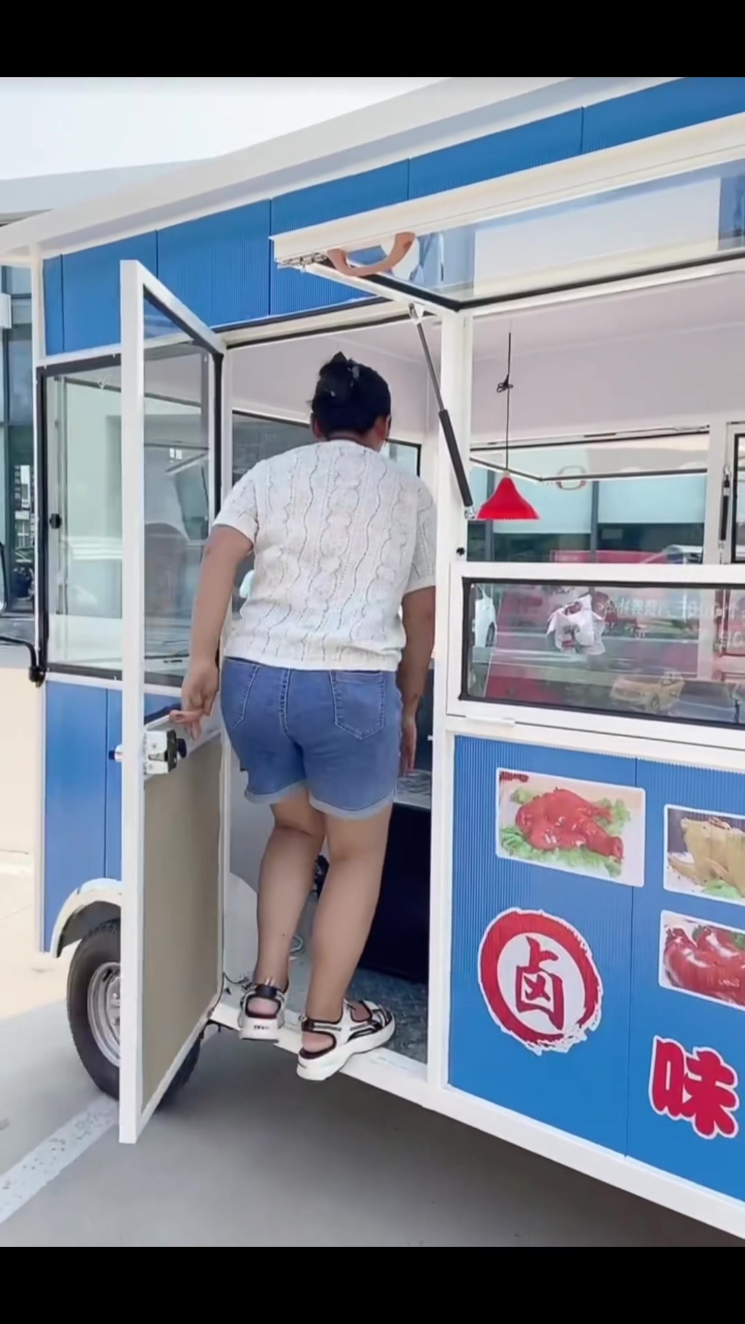 熟食凉菜车卤味鸭货车餐车小吃车