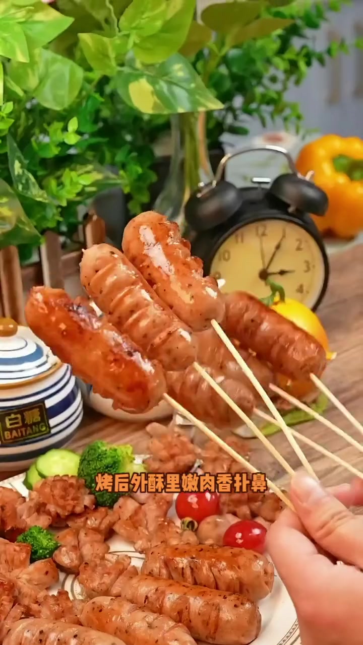 第2集|烤肠直播卖货销量第几名的 天海藏烤肠 淀粉含量小于1%的 火山石烤肠 台湾烤肠 烧
