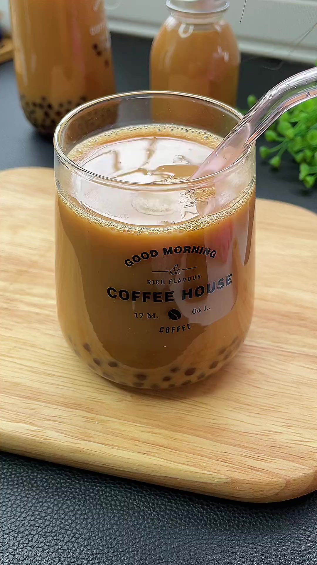 焦糖珍珠奶茶的做法简单,家里就可以实现 自制奶茶 自制焦糖奶茶