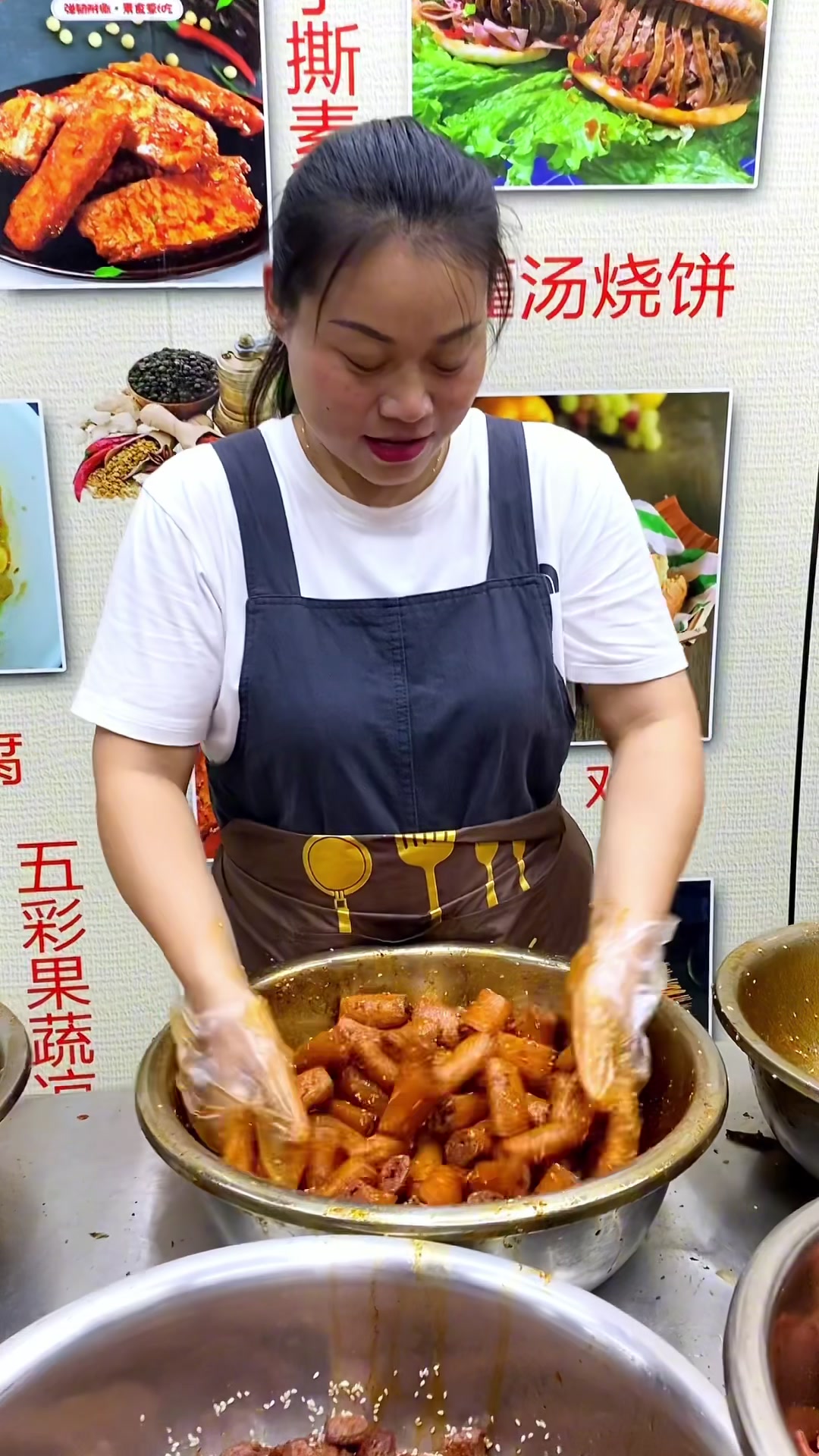 #小吃创业#摆摊小吃#手撕素肉