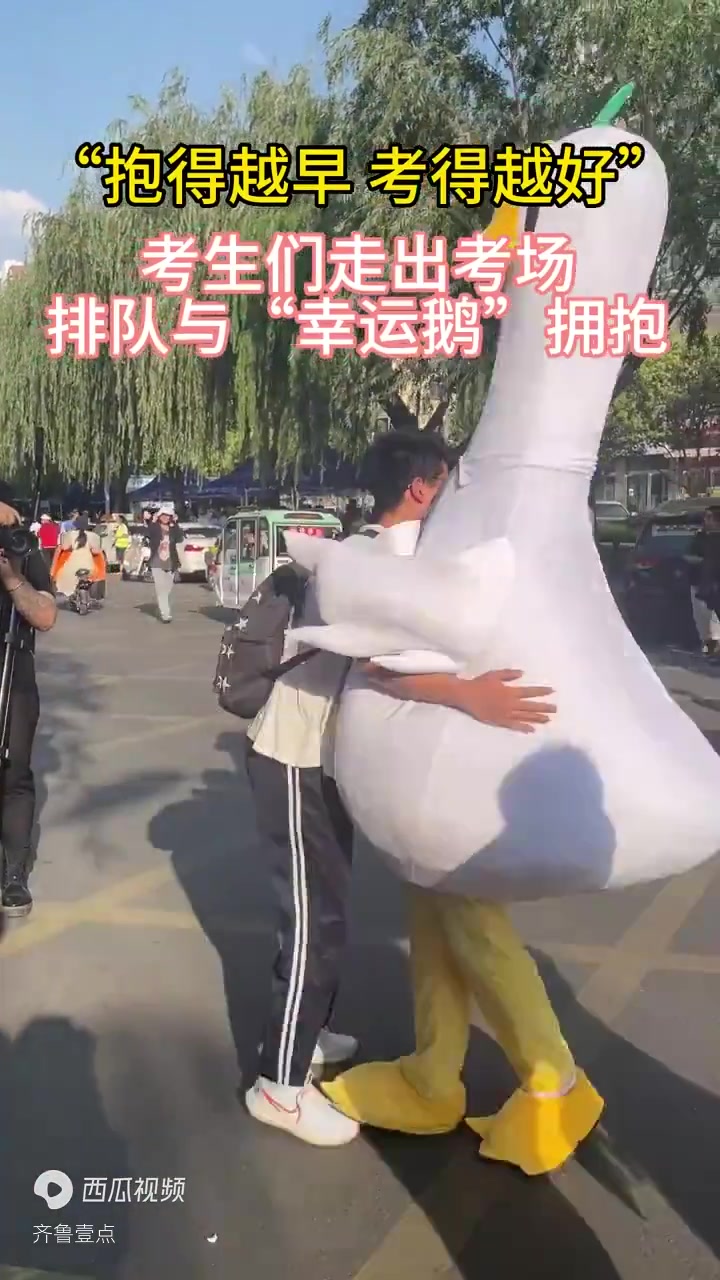 果然视频|拥抱“幸运鹅”,你就是“幸运儿”!