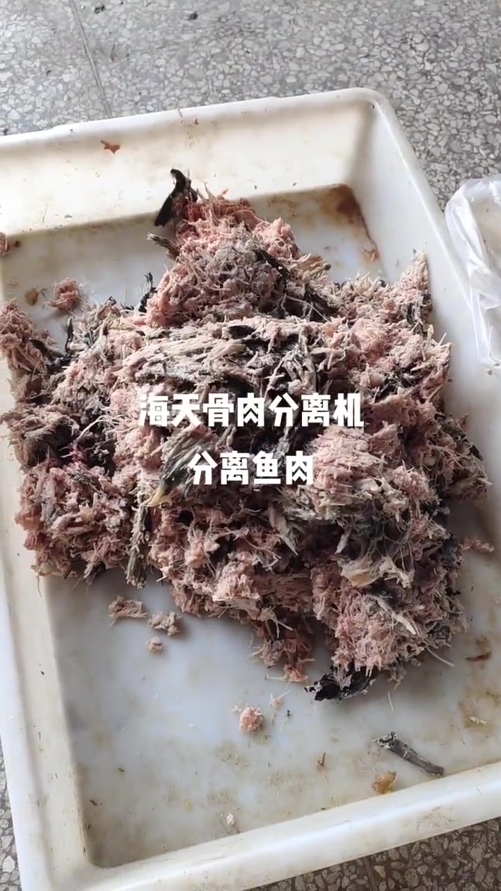 骨肉分离机分离鱼肉