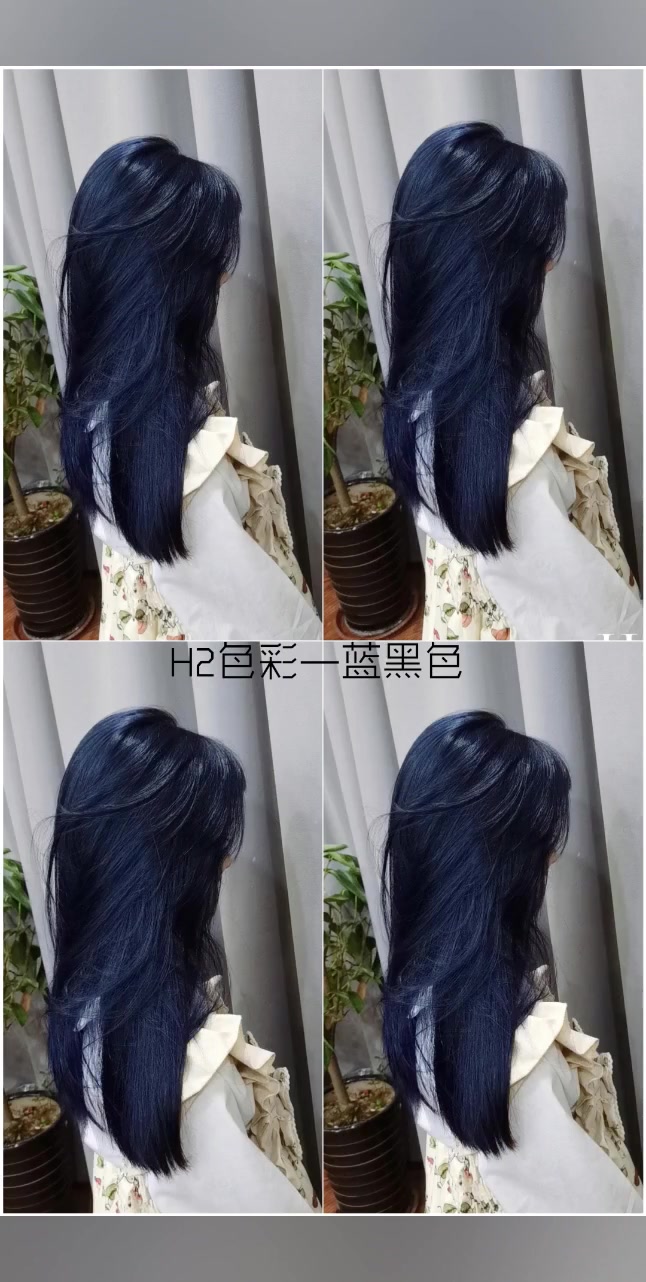 详细的配方在视频中已经写到  先用8.11+12%将底涩处理到六度  蓝蜡紫蜡黑蜡  比例