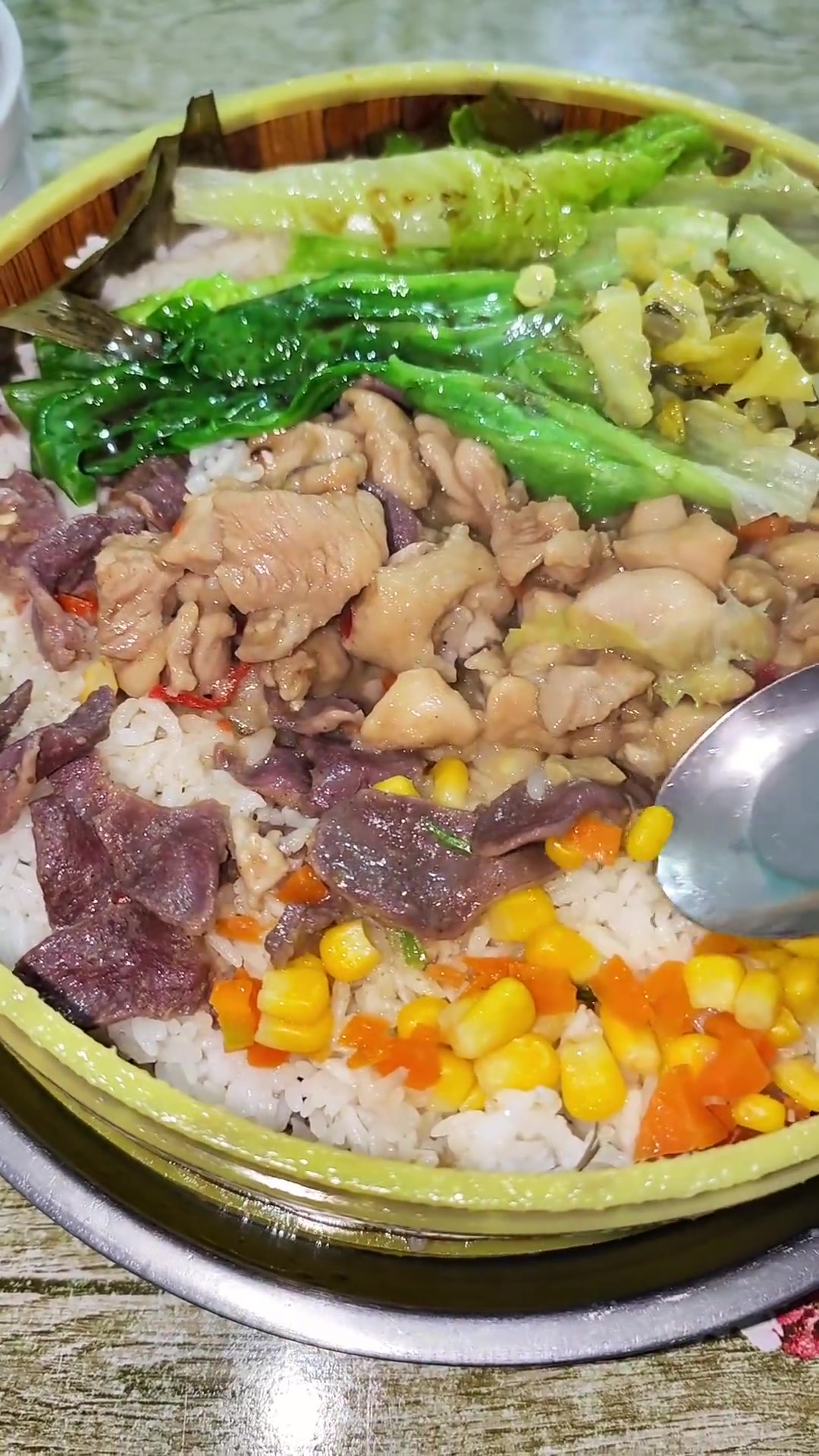 你喜欢吃竹笼蒸饭吗?揭阳美食 妈呀太香了 同城美食 今天吃什么 天冷了吃点热乎的