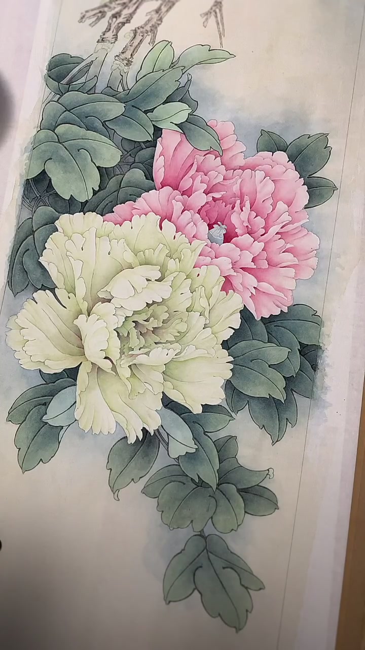我推荐了 朝晖白描底稿,快来看看!