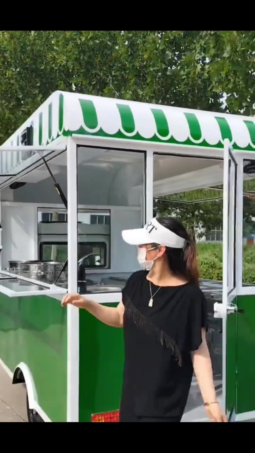 三轮小吃车美食车餐车炸串烧烤铁板鱿鱼车