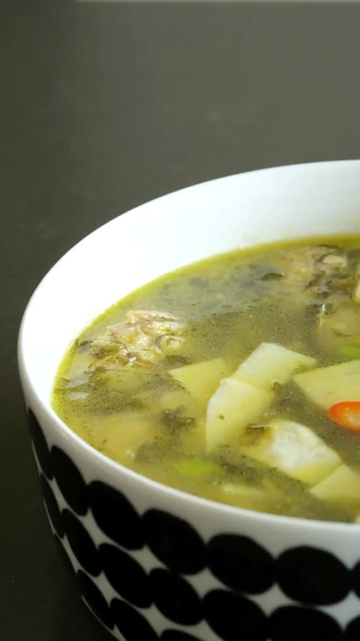 雪菜冬笋小黄鱼汤