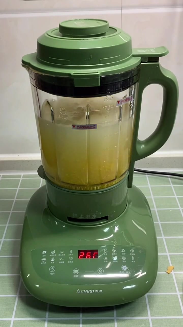 破壁机滋补粥功能 大米粥 小米粥 玉米渣粥 皮蛋瘦肉粥都可以