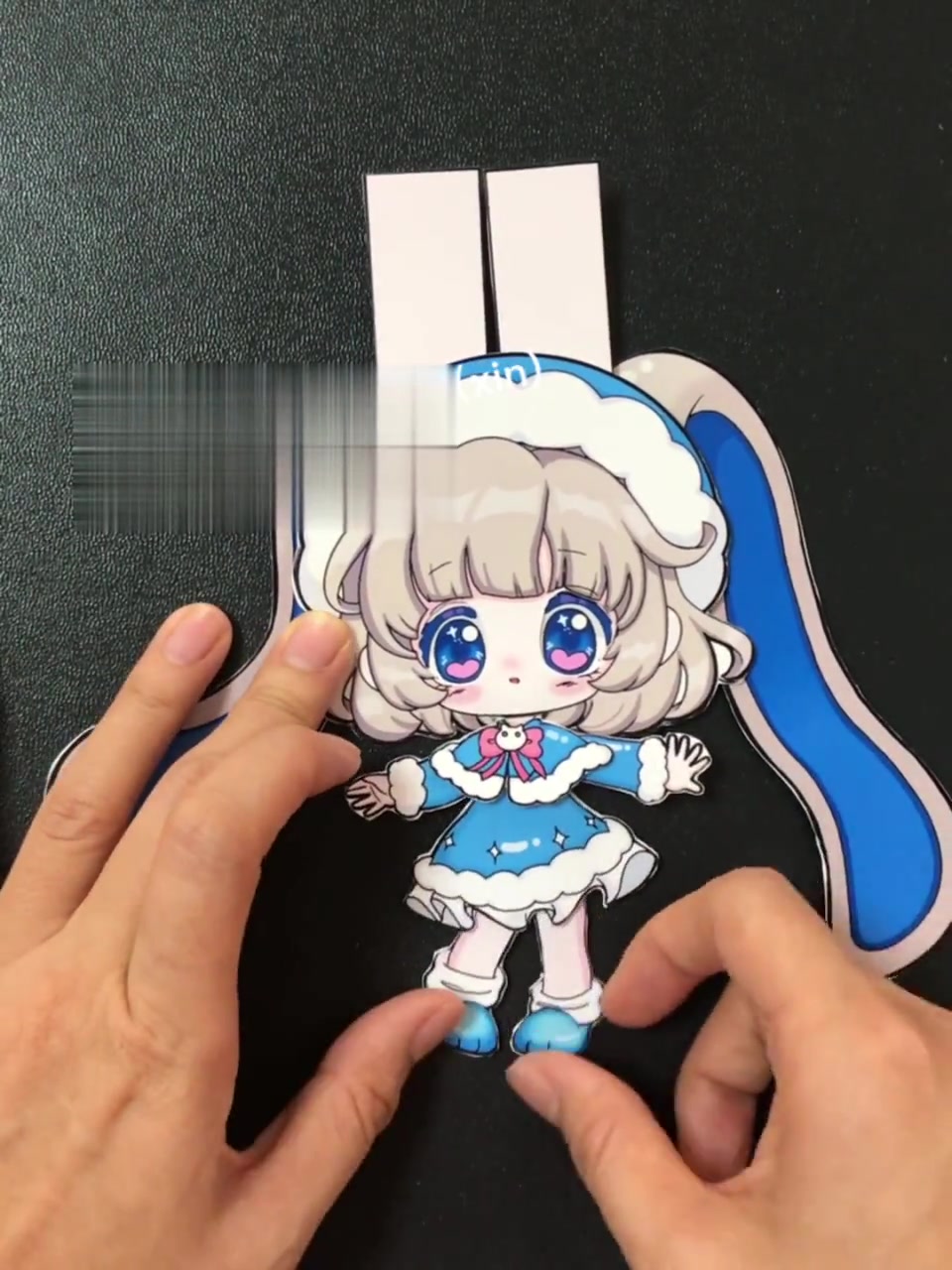 可爱卡通人物露米尔雪莉可动人偶纸片人