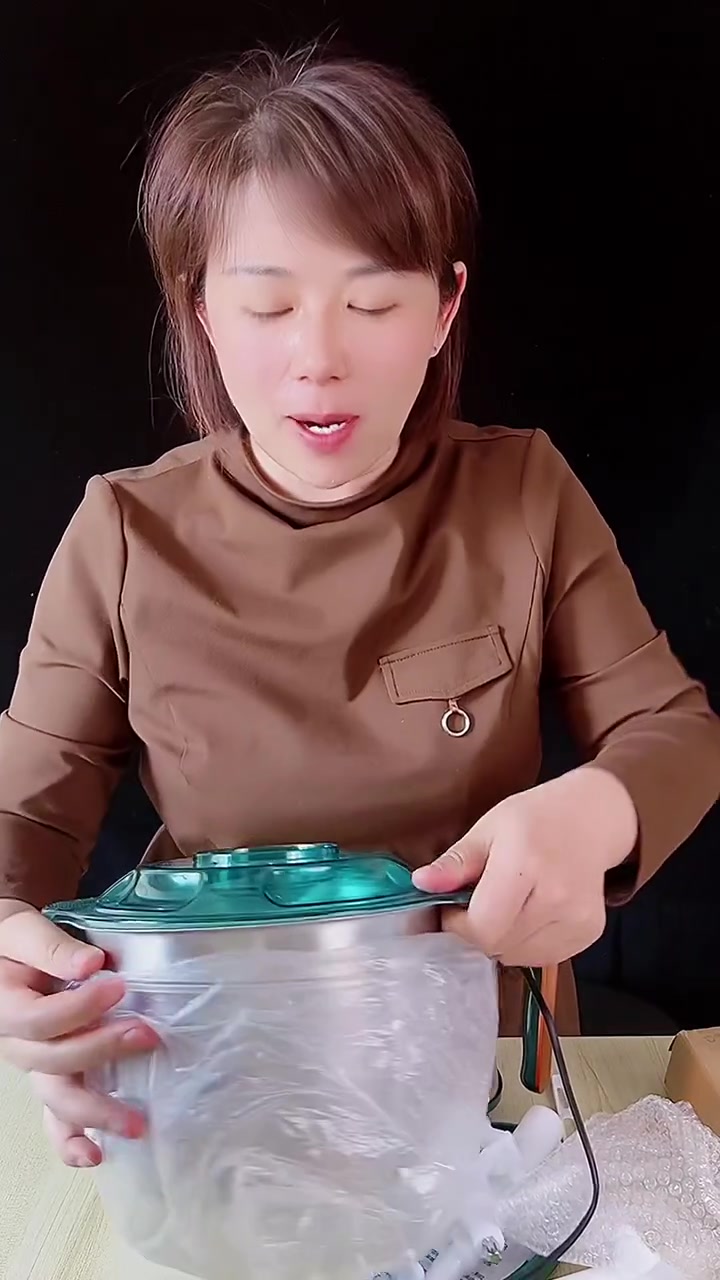 顶圣新升级5L升5档位家用不锈钢绞肉机,500瓦大功率,6叶刀,做饺子能绞肉绞菜,能和面、