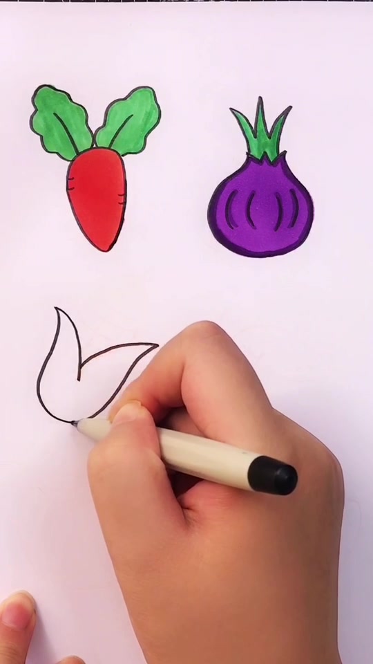 蔬菜简笔画