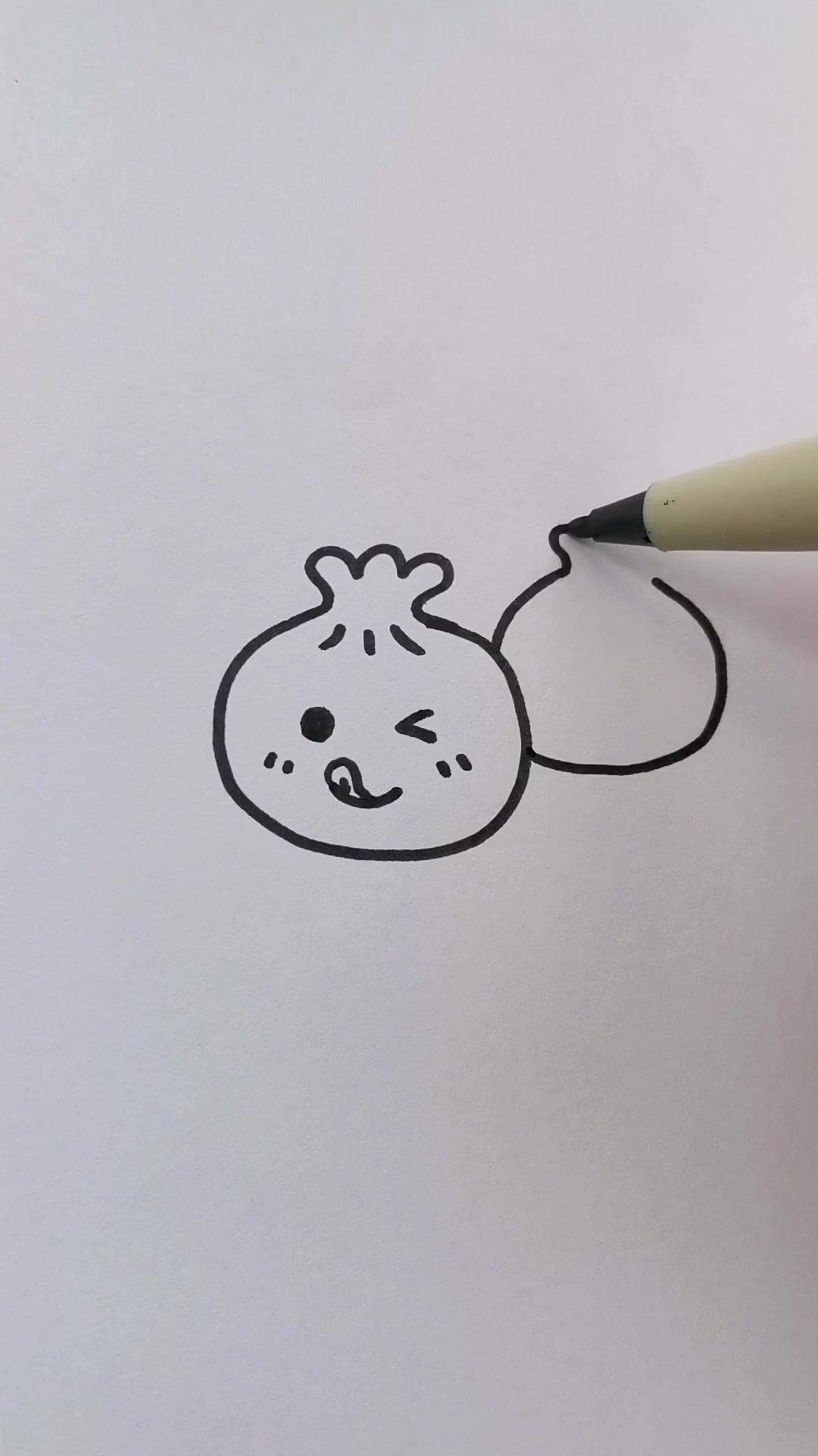 可爱包子简笔画