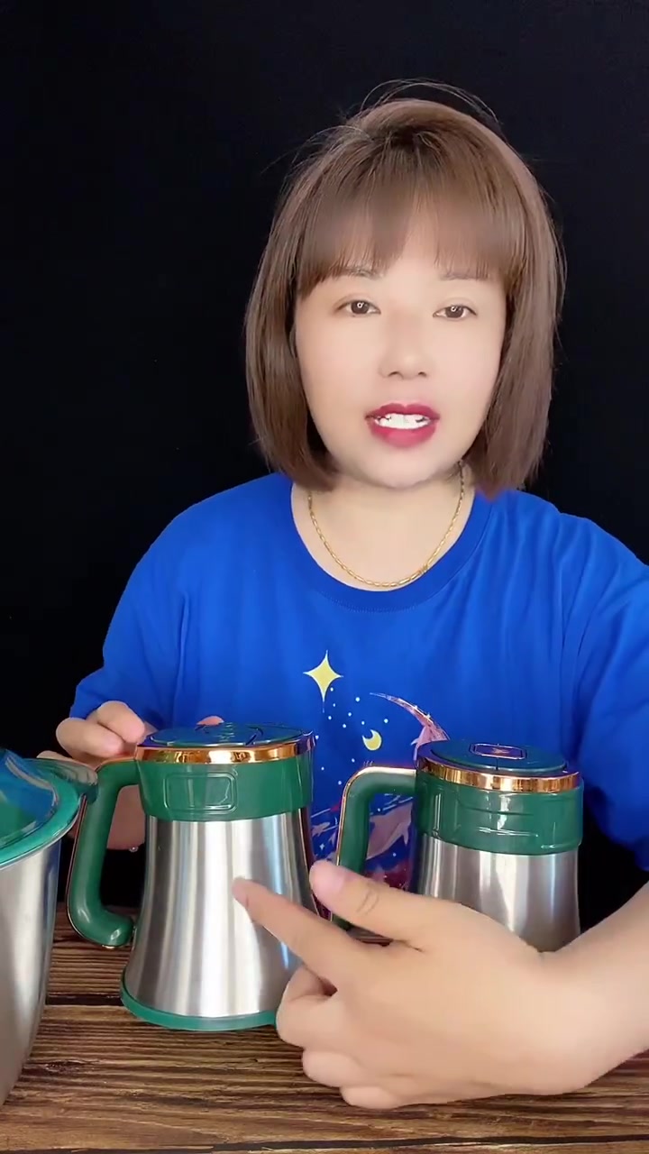 新升级大容量绞肉机,5升304不锈钢的盆,1-10口人适用,七档可调速,绞肉绞菜绞水果,和