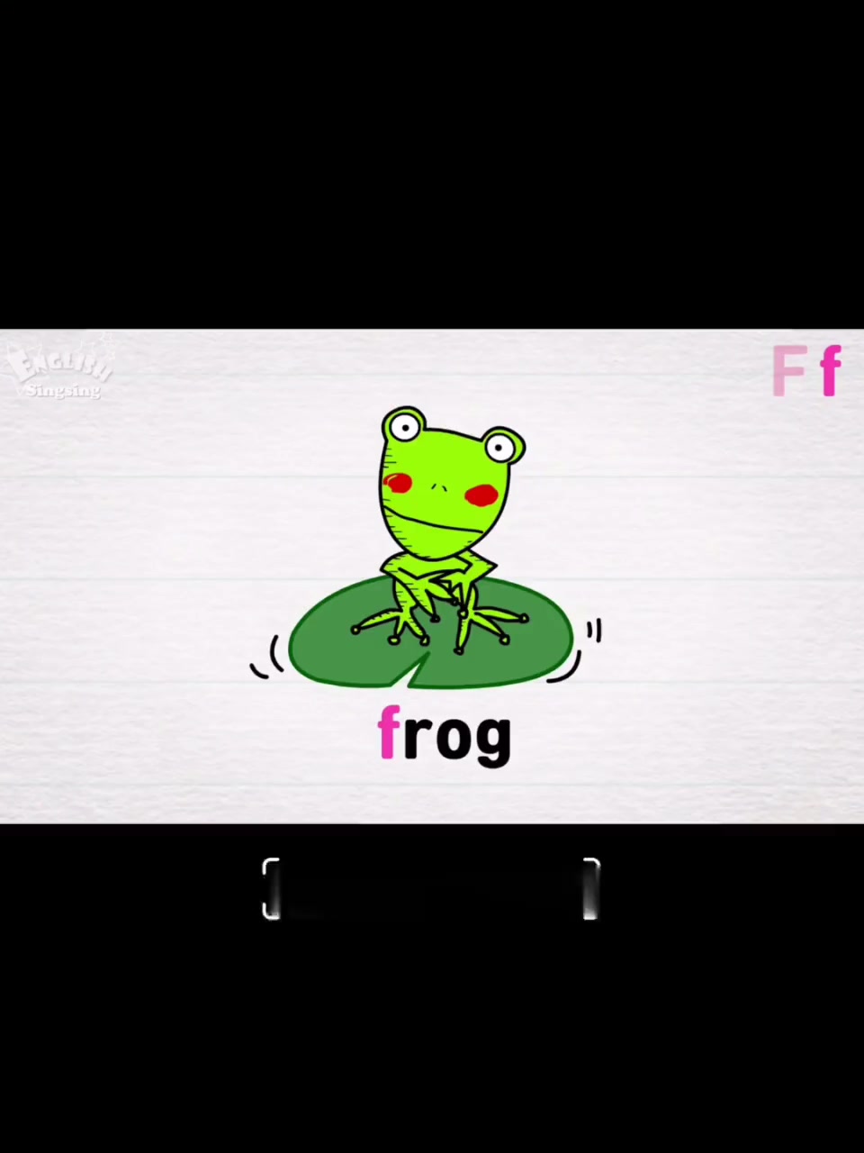 英文启蒙儿歌字母歌F English Singsing系列