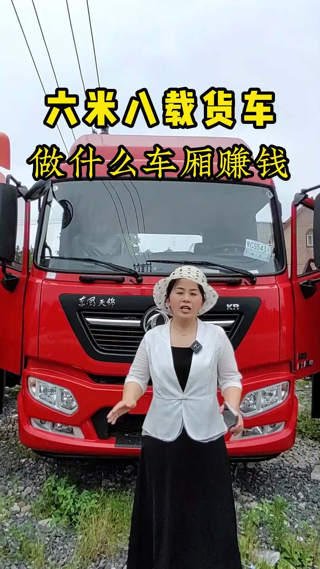 六米八载货车做什么车厢最赚钱呢