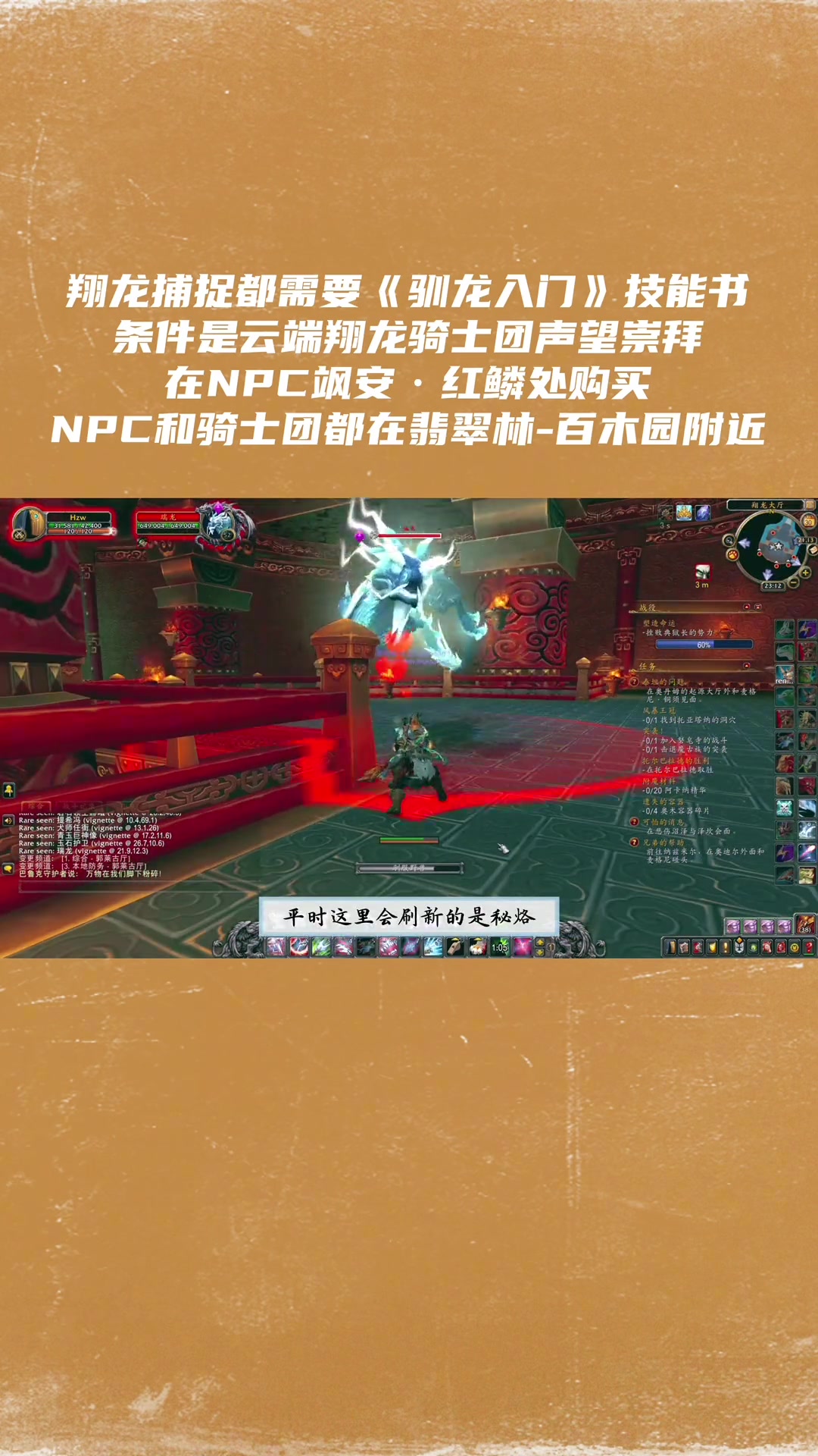 第6集|魔兽世界正式服猎人宠物:最爱的翔龙-瑞龙 游戏精彩时刻 魔兽世界 一起玩游戏 游戏