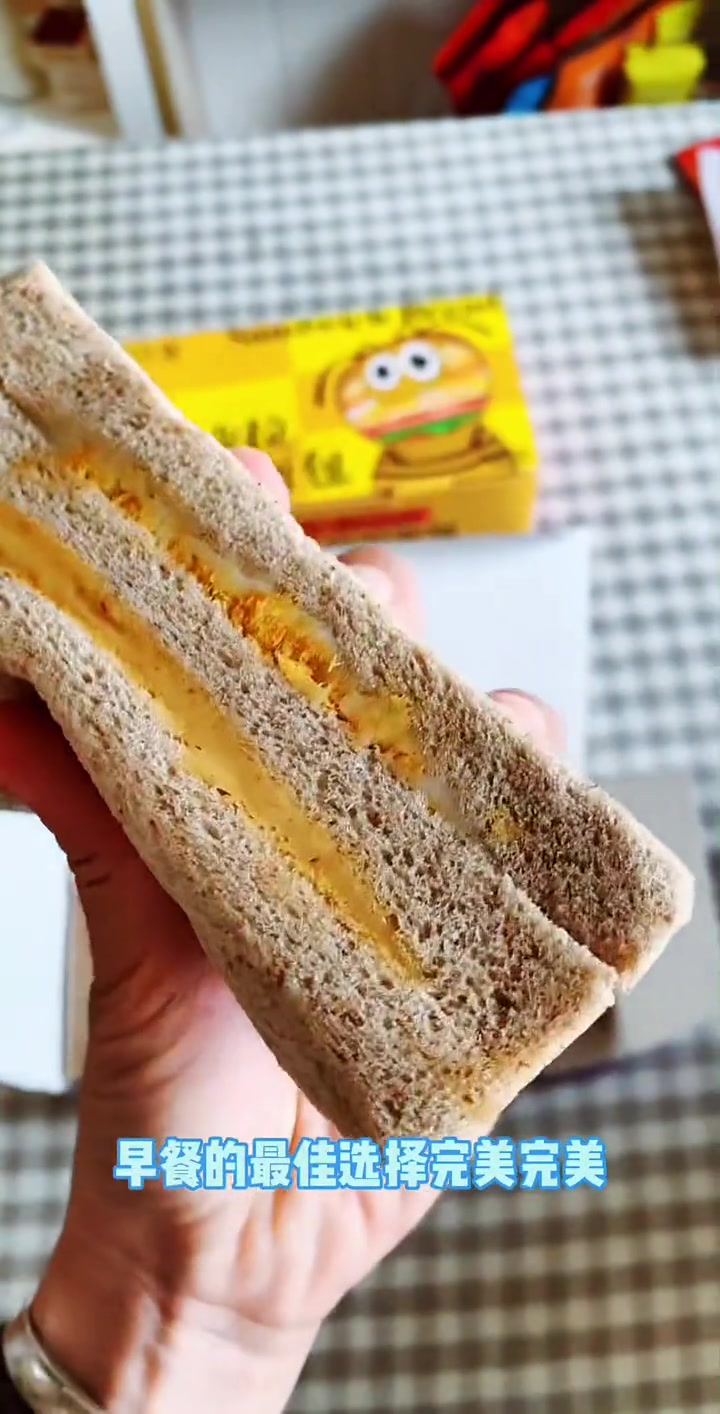 独立包装 咸甜党宝宝们最爱的 吐司面包 面包计划三明治 肉松沙拉和黑麦肉松两种口味～松软香