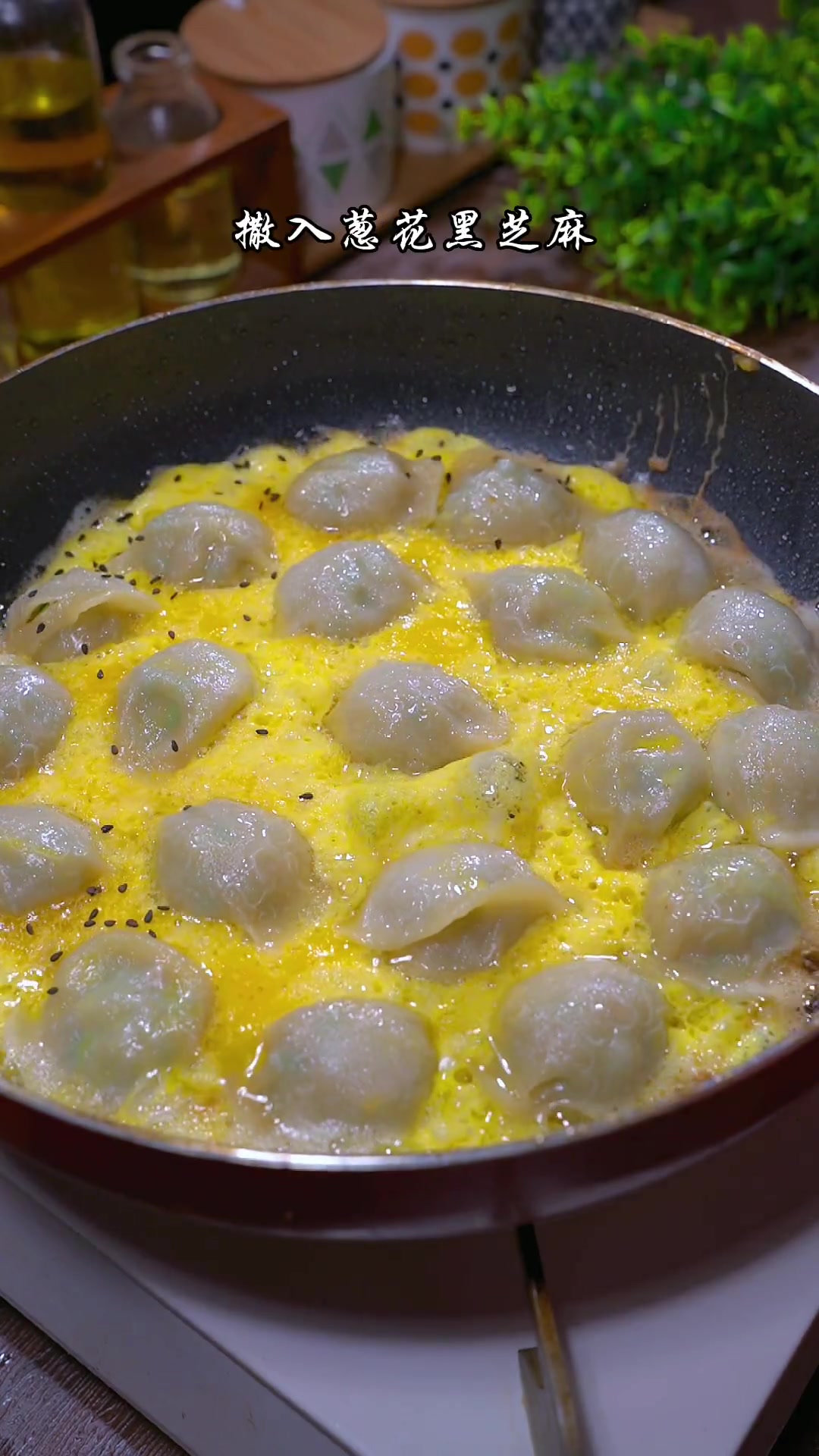 第十七集|早餐系|饺子不要再水煮了,跟我妈学的 抱蛋煎饺,太好吃了 煎饺 早餐 饺子 儿童