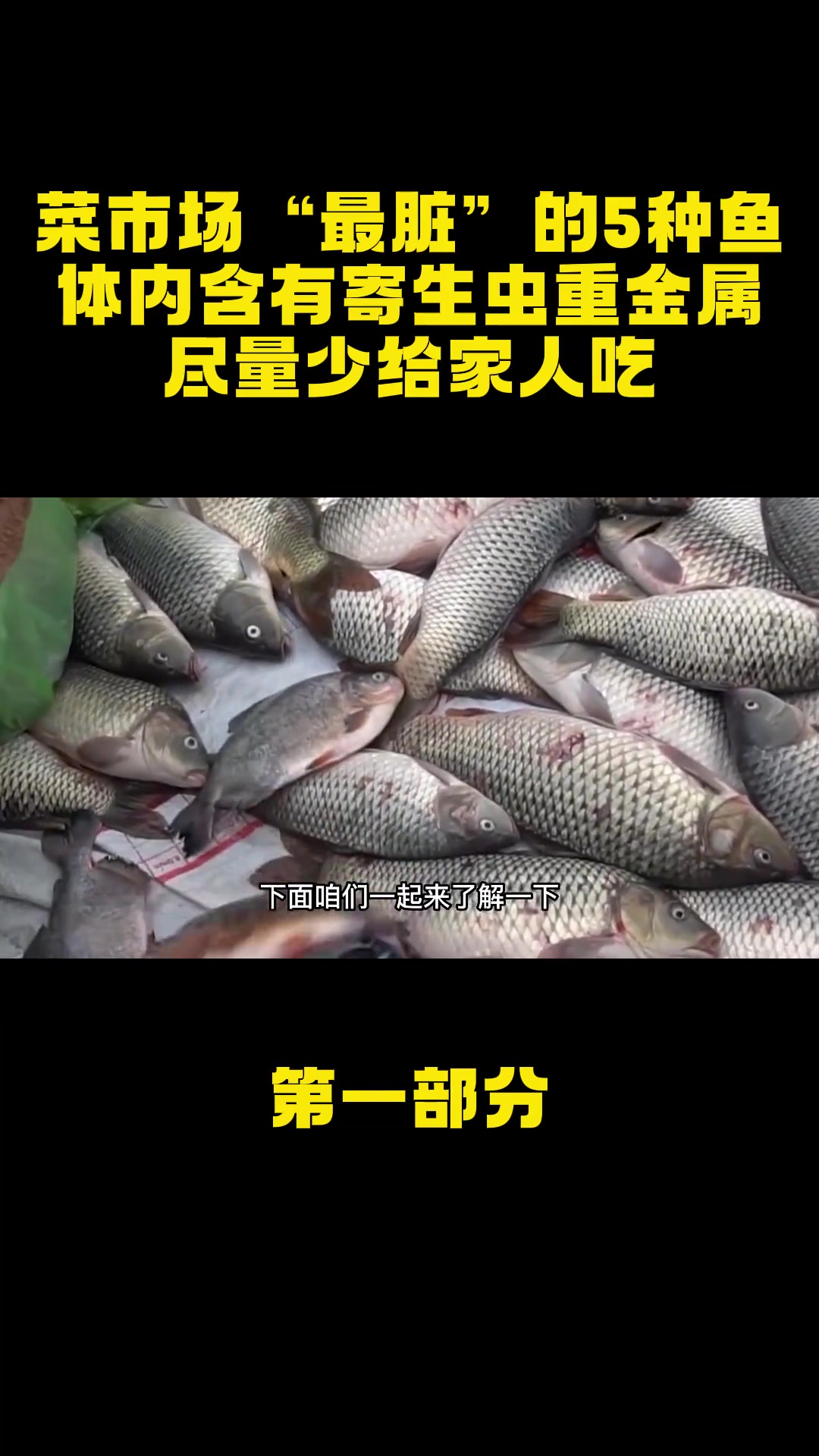 菜市场“最脏”的5种鱼,体内含有寄生虫重金属,尽量少给家人吃 菜市场 鱼类 淡水鱼