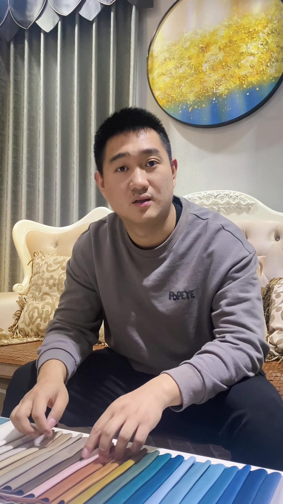 太空漫步灰 奶茶色如何搭配窗帘