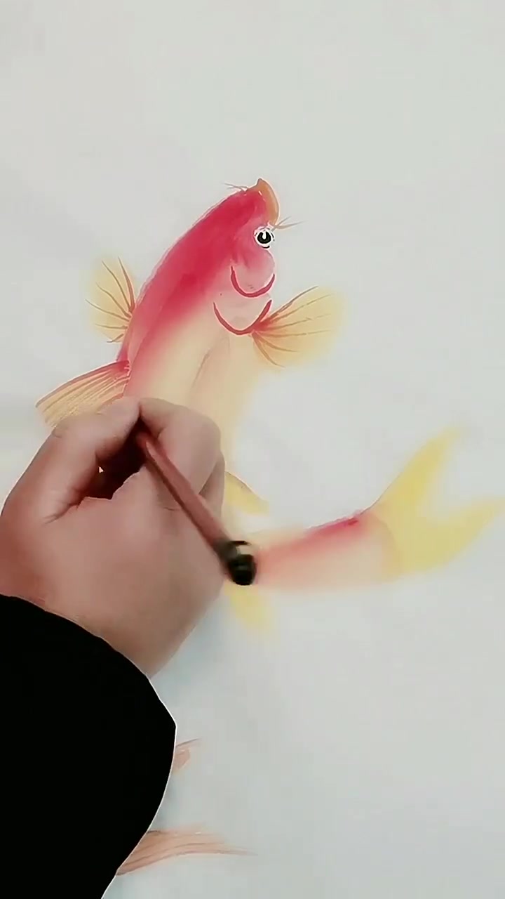 画鲤鱼