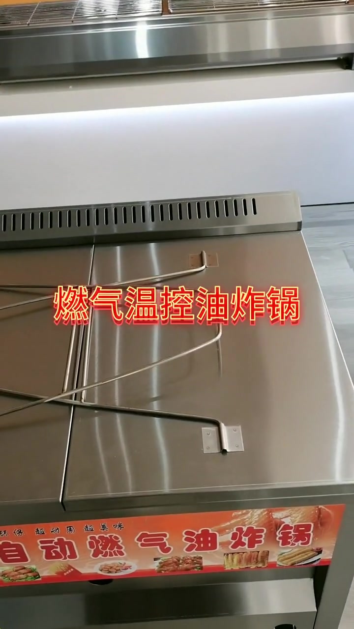 鑫恒佳燃气温控油炸锅 鸡锁骨油条炸锅