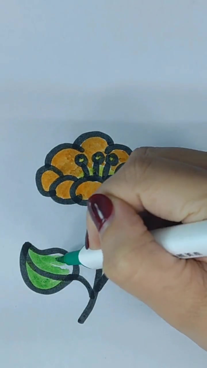 教你别样画花 简笔画 一学就会系列